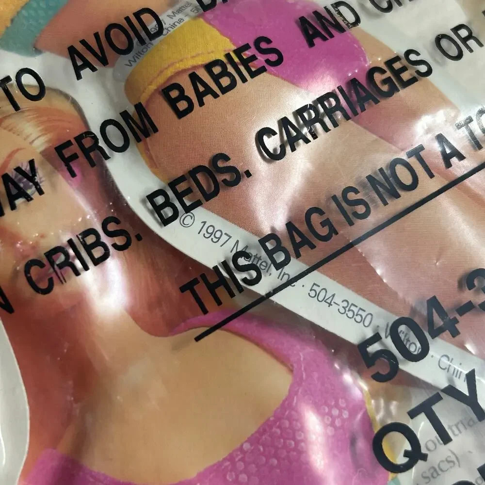 1997 Mattel Barbie Cake Decoration Plastic Nostalgia Vintage